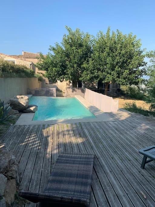 Spacieuse -vue Exceptionnelle- Piscine Saint-Romain-de-Lerps